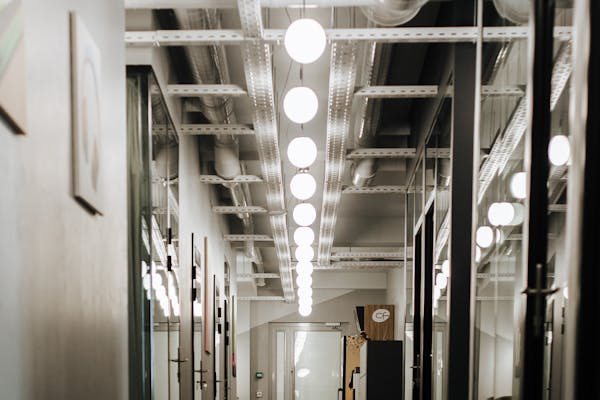 Modern recessed lighting installation